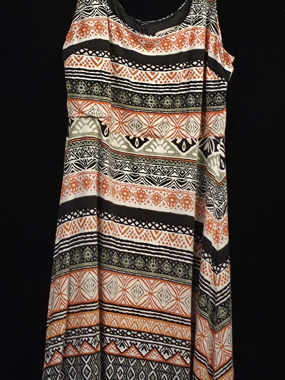 #137 LOFT Size 14 Multicolor Printed Sleeveless Flowy Dress
